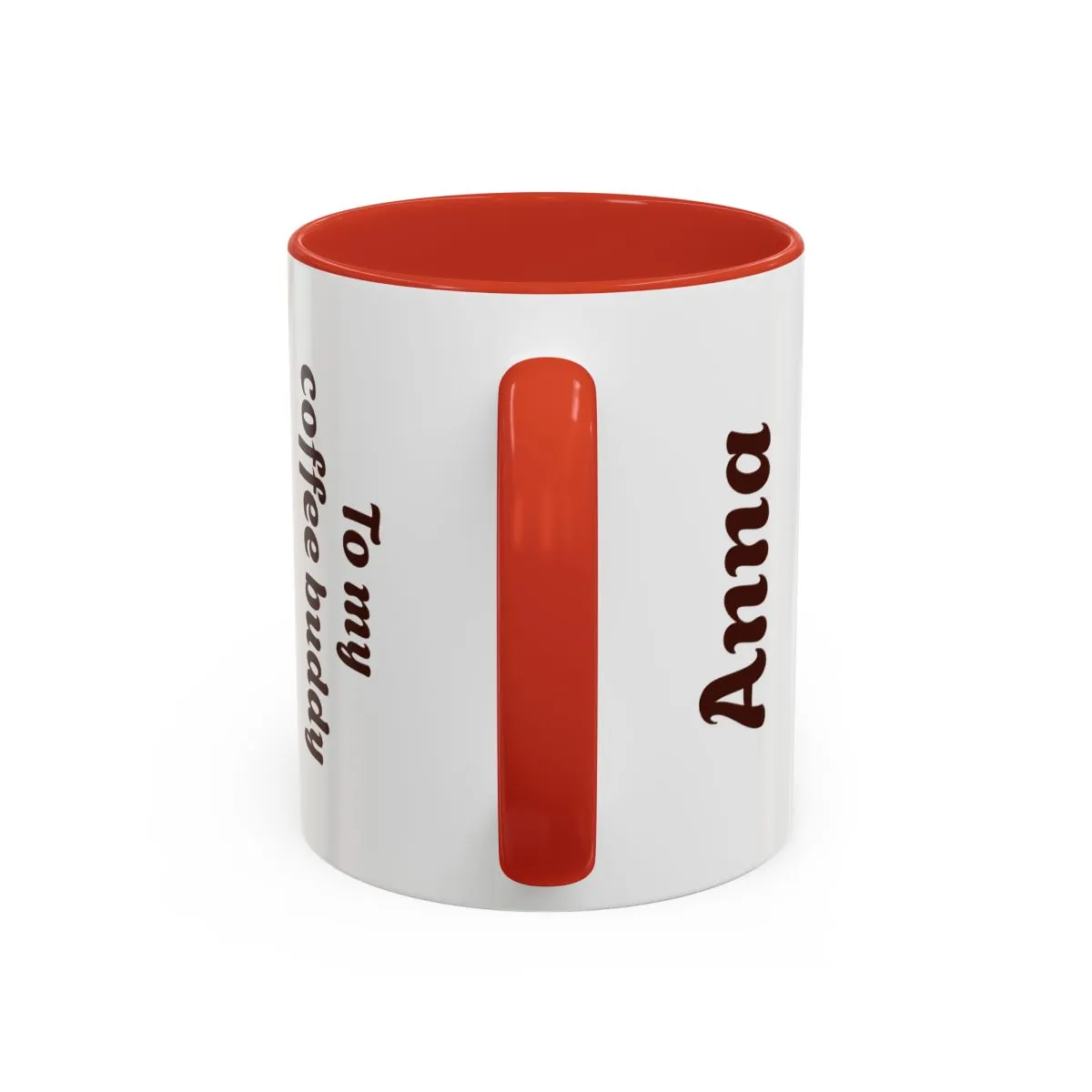 To My Coffee Buddy Mug — Personalizable Cute Kawaii Coffee Friends Accent Ceramic Mug for Valentine's Day (11/15oz) product thumbnail image