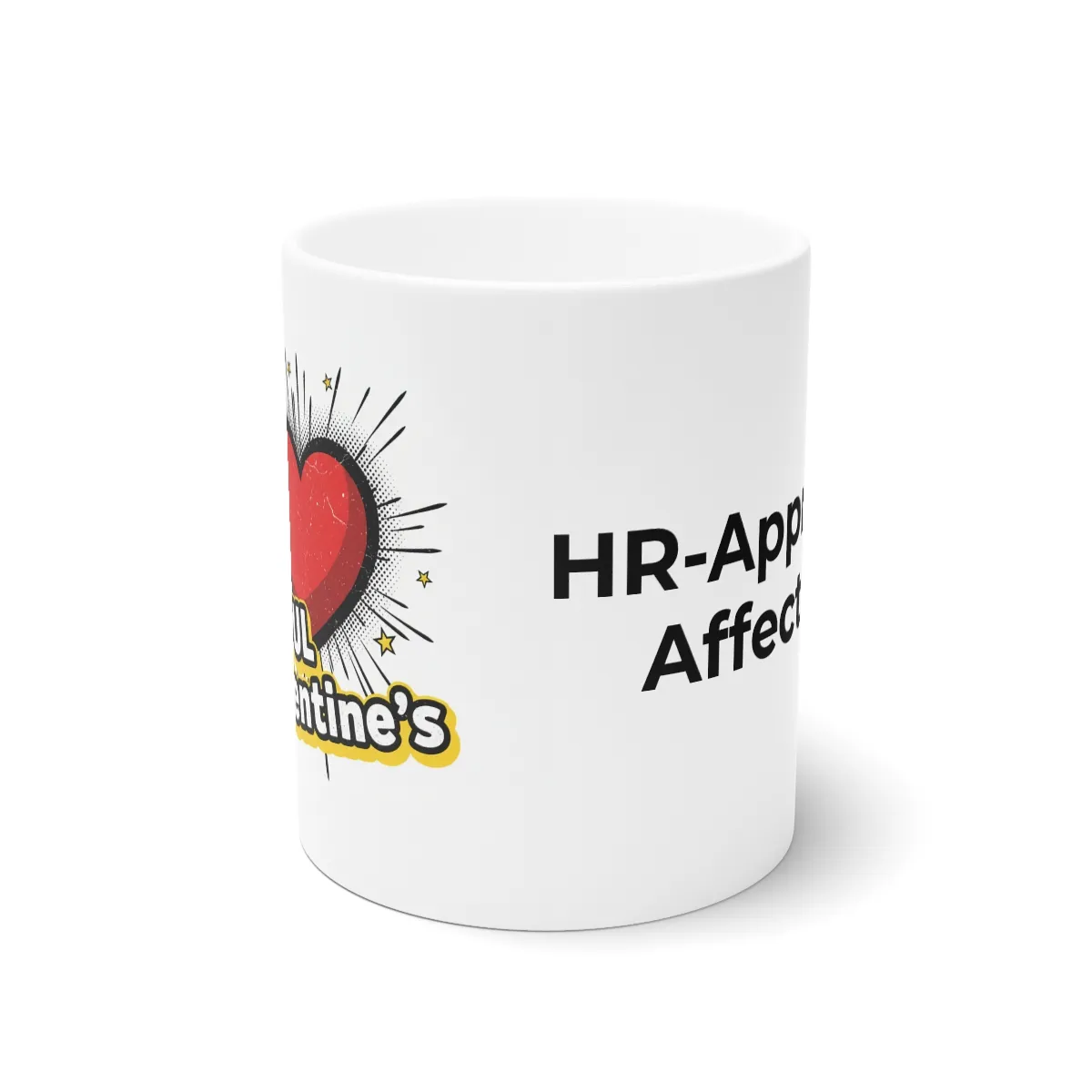 HR-Approved Affection — Valentine's Day Mug —  Ceramic Coffee Cup (11oz &amp; 15oz) product thumbnail image