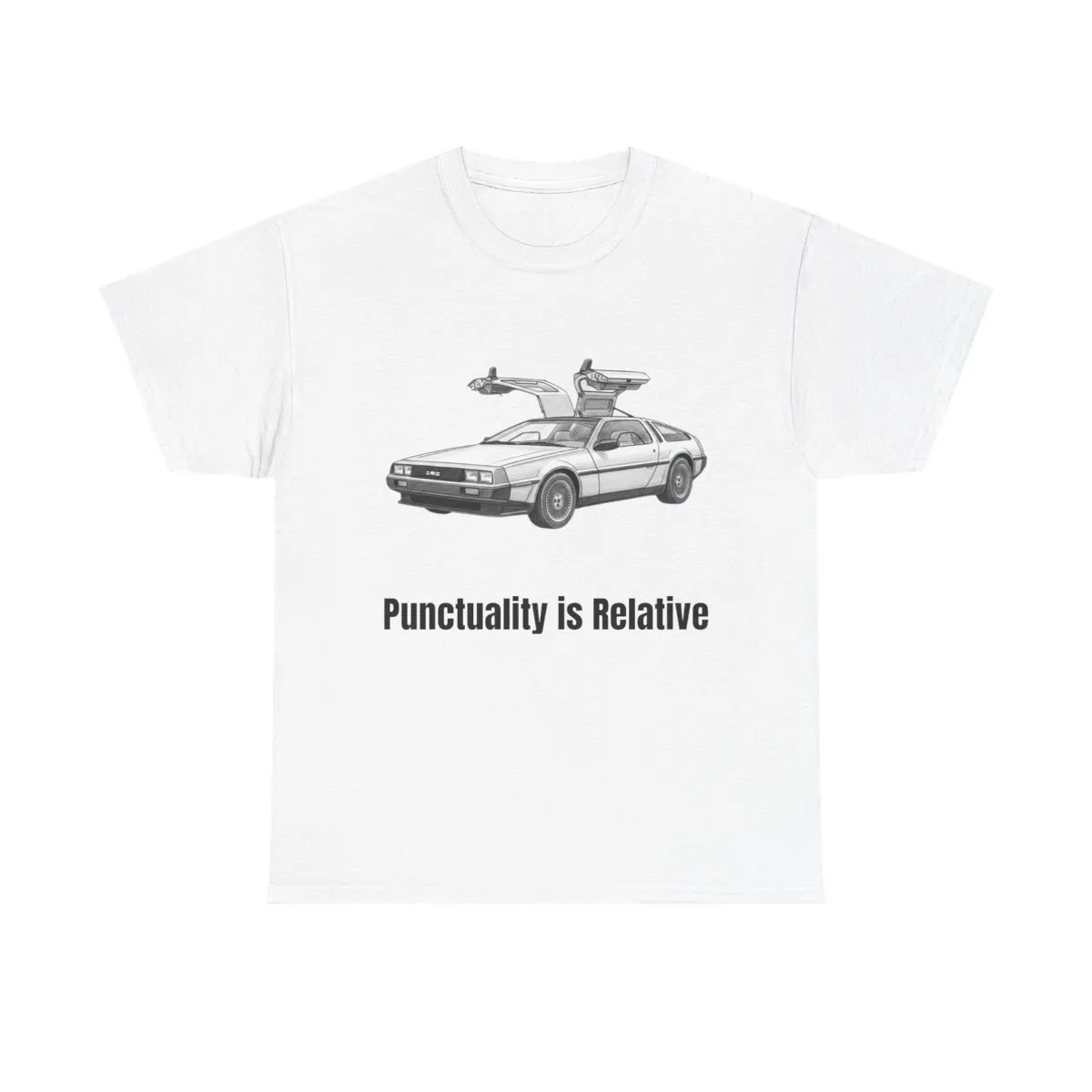 Punctuality Is Relative T-Shirt — Funny Subtle Tee product thumbnail image