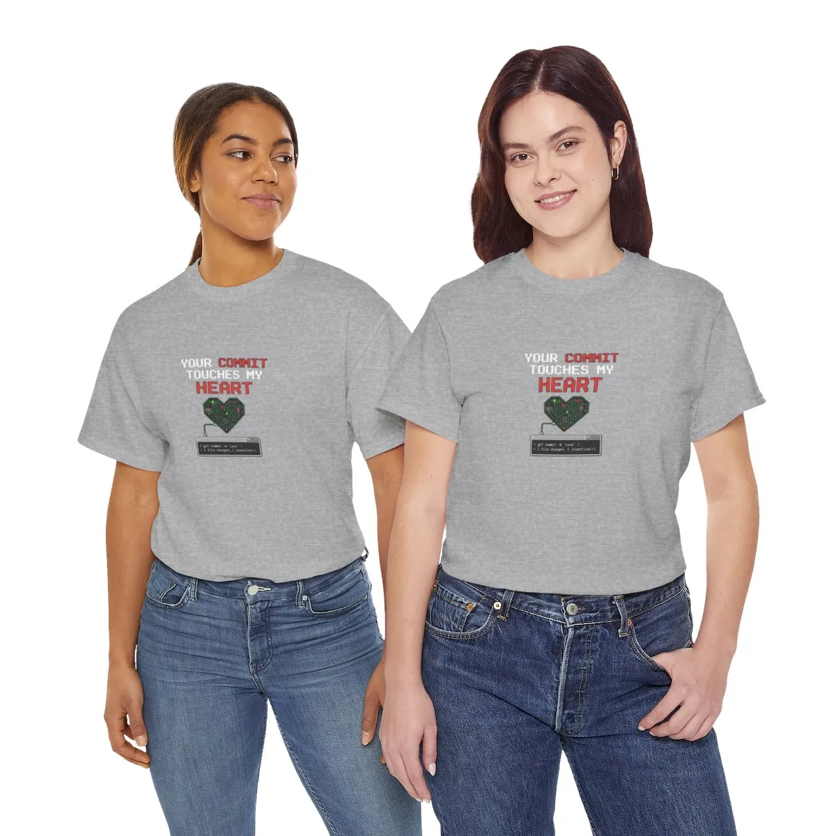Your commit touches my heart T-Shirt  product thumbnail image