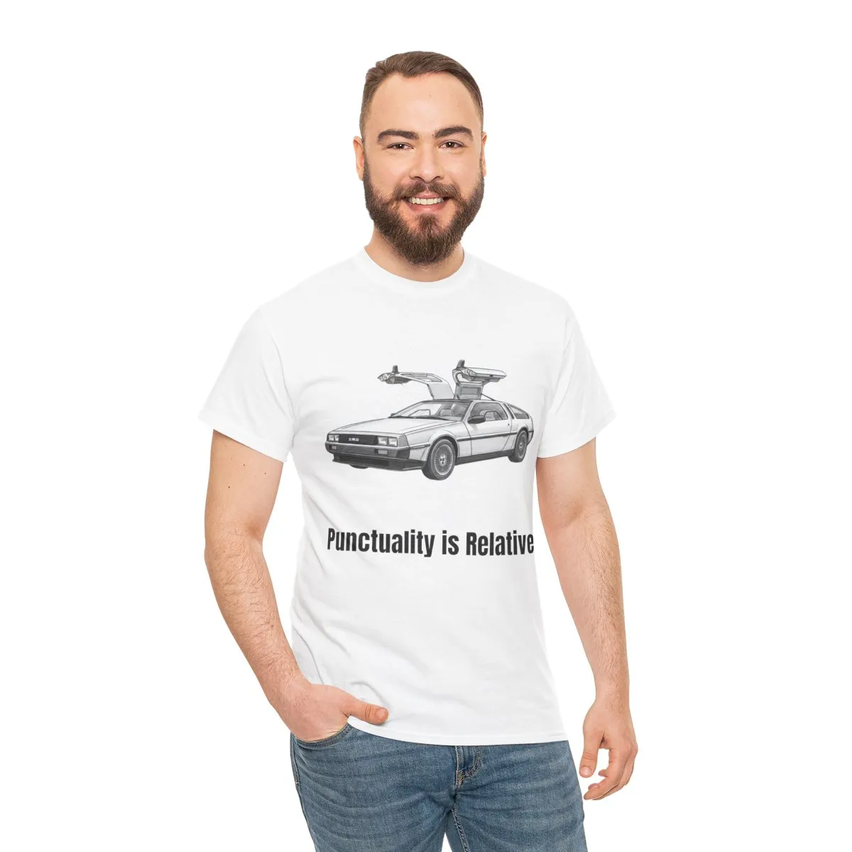 Punctuality Is Relative T-Shirt — Funny Subtle Tee product thumbnail image