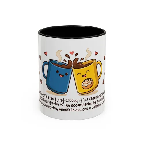 To My Coffee Buddy Mug — Personalizable Cute Kawaii Coffee Friends Accent Ceramic Mug for Valentine's Day (11/15oz)