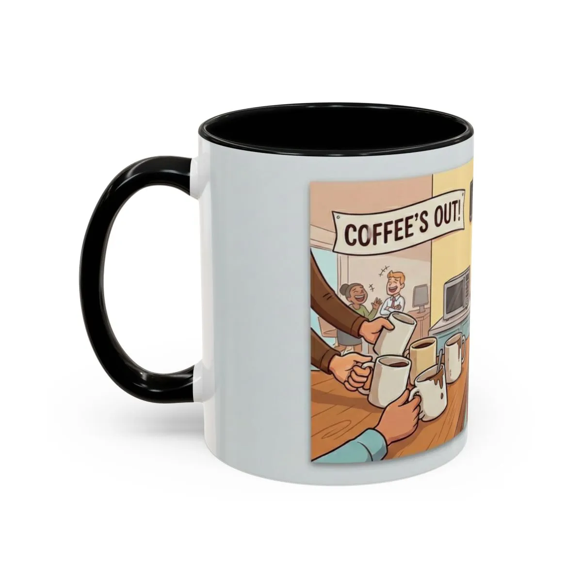 Beer O'Clock Coffee Mug — Funny Office Shift End Tea/Coffee Mug (Accent) product thumbnail image