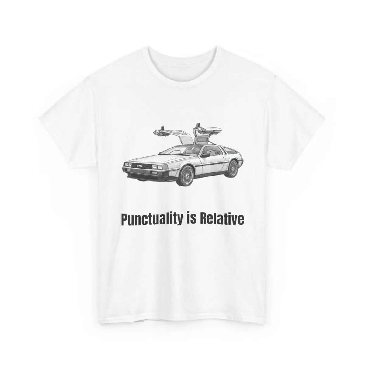 Punctuality Is Relative T-Shirt — Funny Subtle Tee product thumbnail image