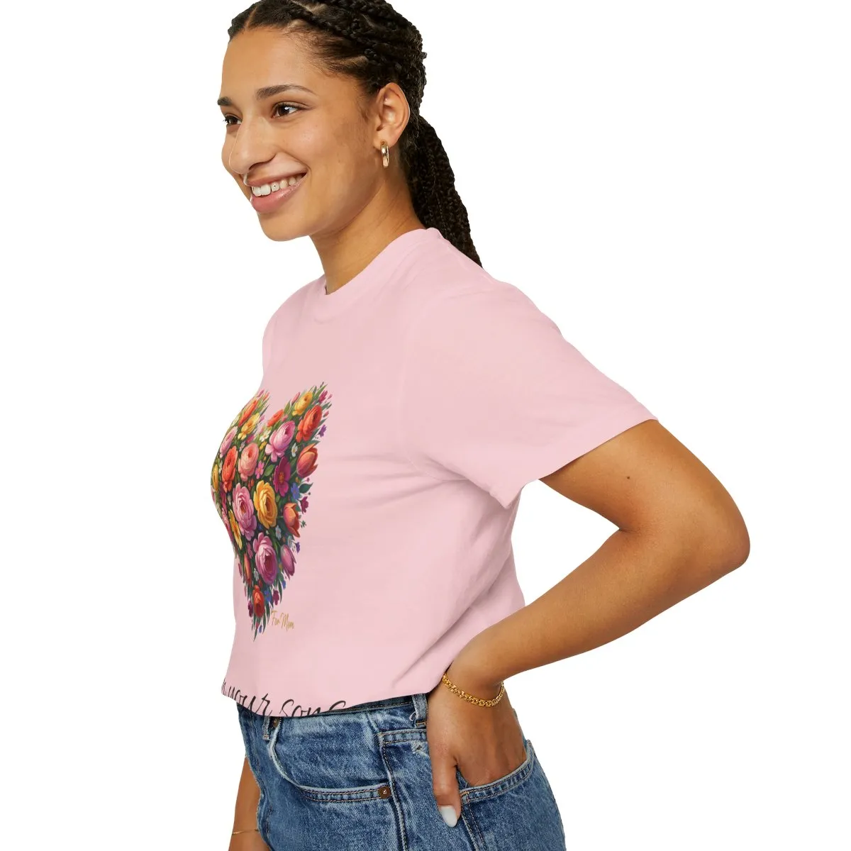 Personalized Mother's Day Bouquet T-Shirt product thumbnail image