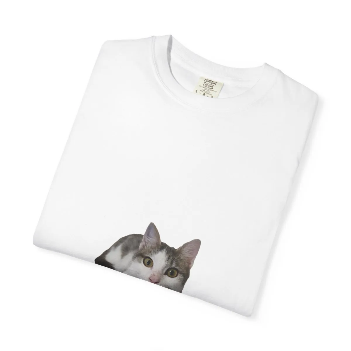 Cat Photo Tee — Cute Relaxed Cat Graphic T-Shirt product thumbnail image