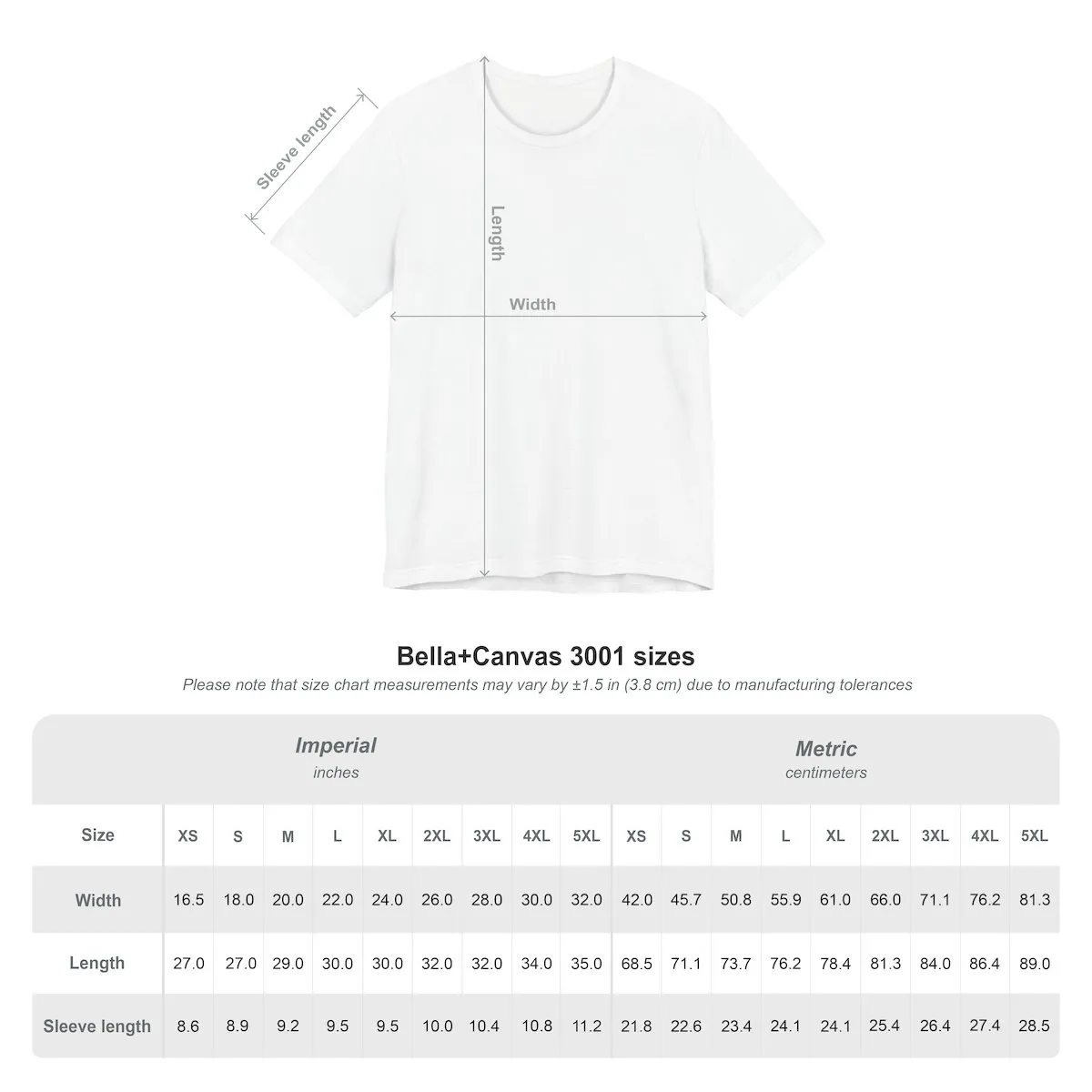 Unisex Jersey Short Sleeve Tee product thumbnail image