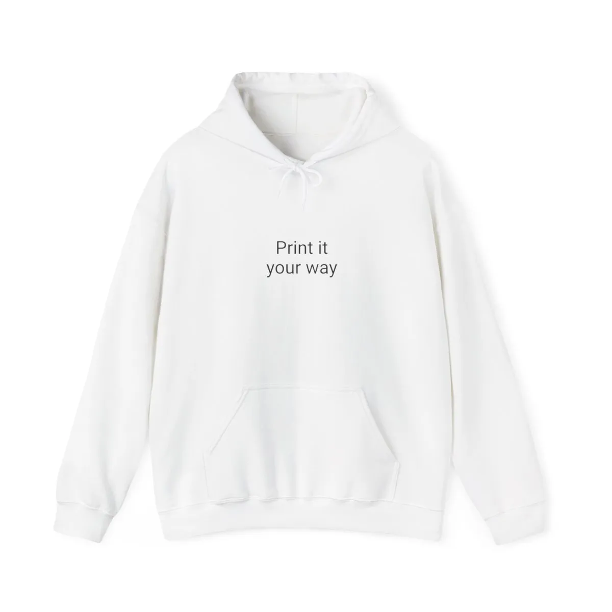 Customizable Unisex Hooded Sweatshirt - Print It Your Way, Personalized Gift, Cozy Streetwear, Unisex Style, Perfect for Events product thumbnail image