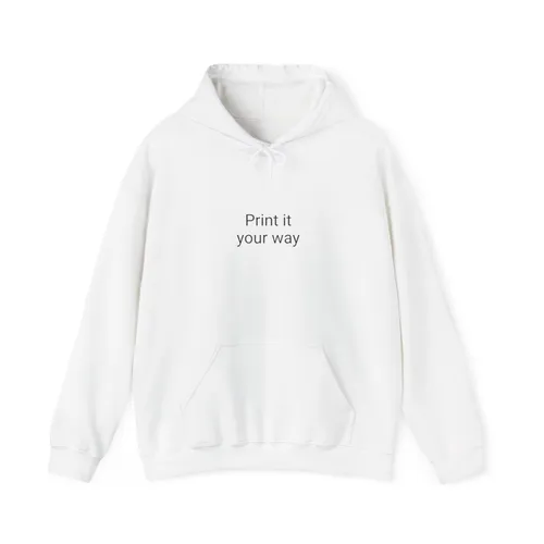 Customizable Unisex Hooded Sweatshirt - Print It Your Way, Personalized Gift, Cozy Streetwear, Unisex Style, Perfect for Events